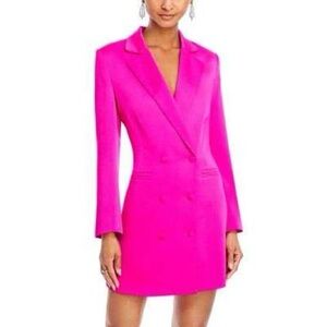 NWT Lucy Paris Pink Blazer Dress - Size Small